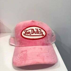 Pink Crush Velvet Trucker Hat🩷